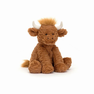 Jellycat Fuddlewuddle Highland Cow New Zealand | TOXLH6942